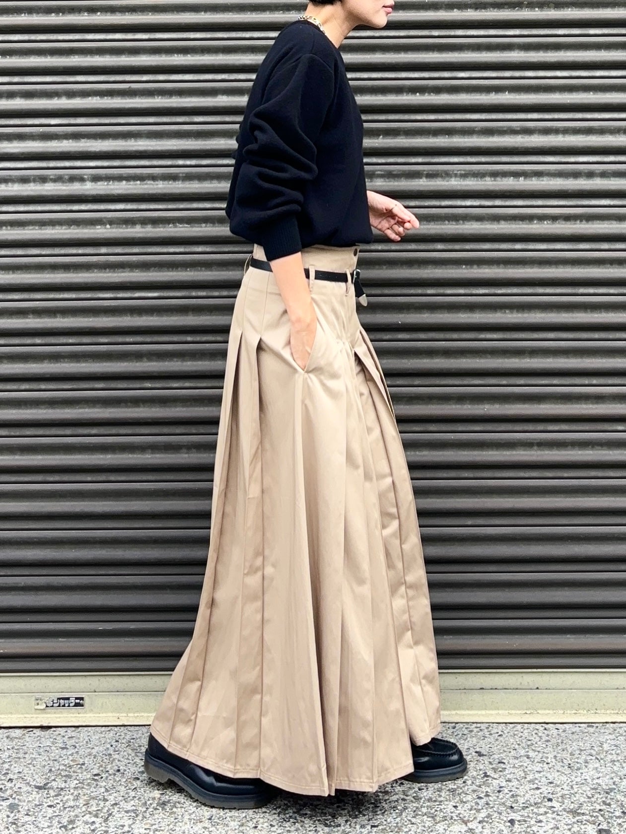 CHINO PLEATED PANTS【SELECTED ITEM】
