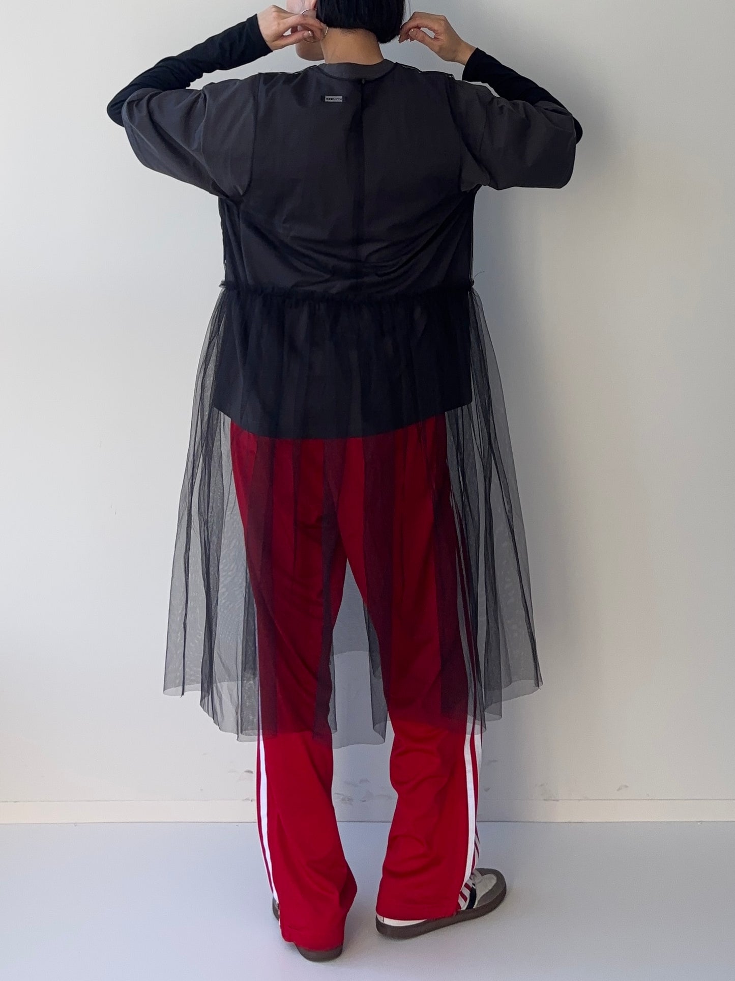 AILEY TULLE DRESS BLACK