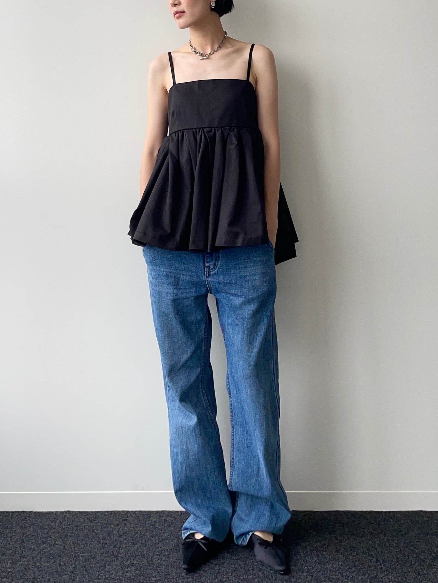 VICKY CAMI-TOPS Black