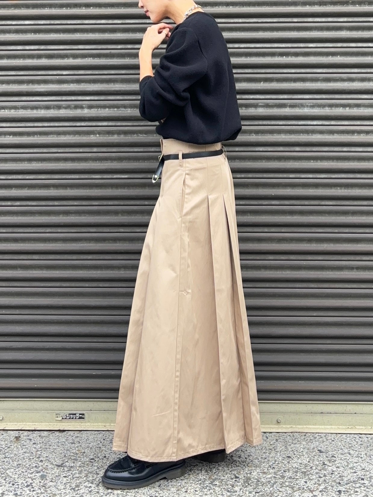 CHINO PLEATED PANTS【SELECTED ITEM】