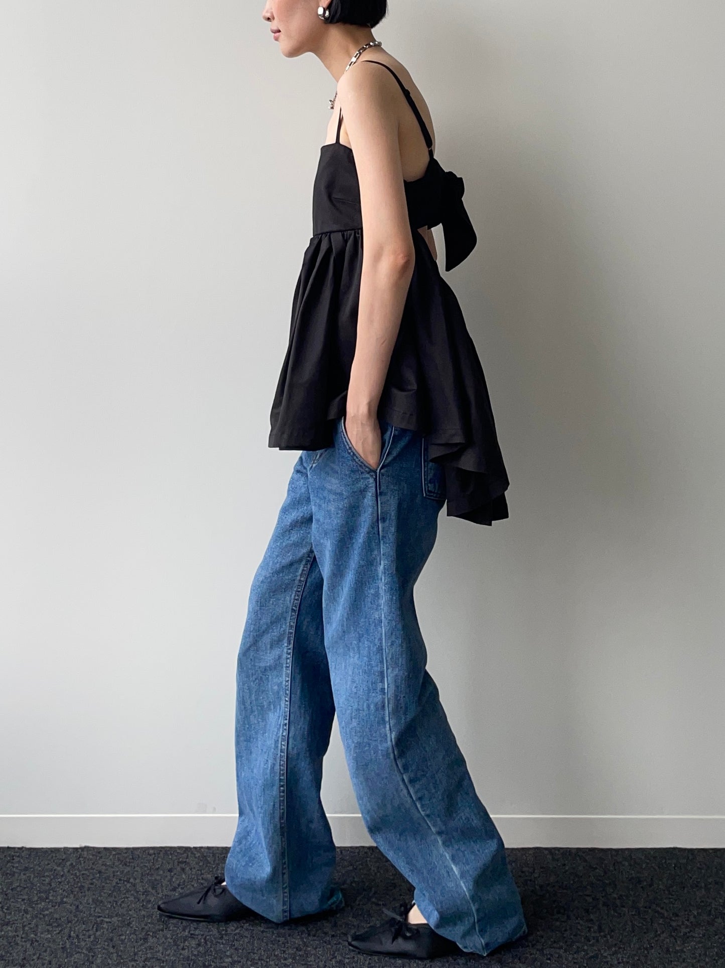 VICKY CAMI-TOPS Black