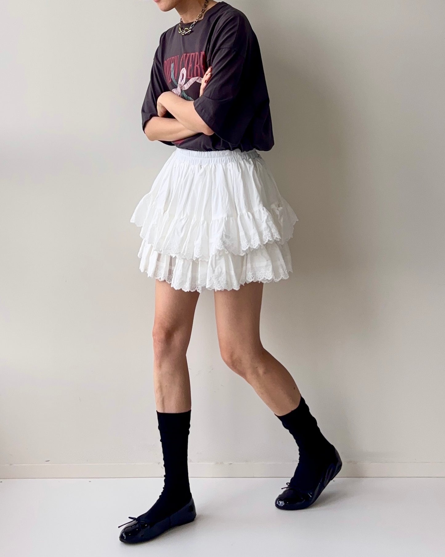 LILY LACE FRILL PANTS 【Selected Item】