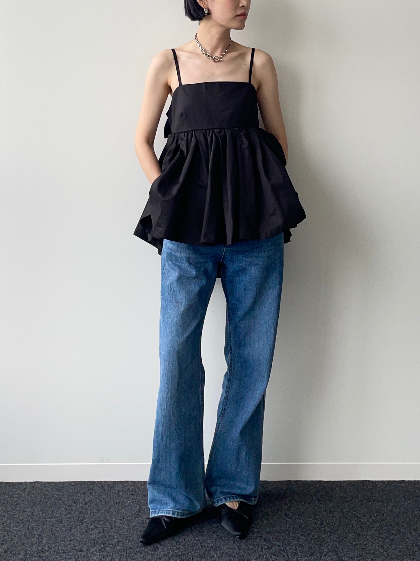 VICKY CAMI-TOPS Black