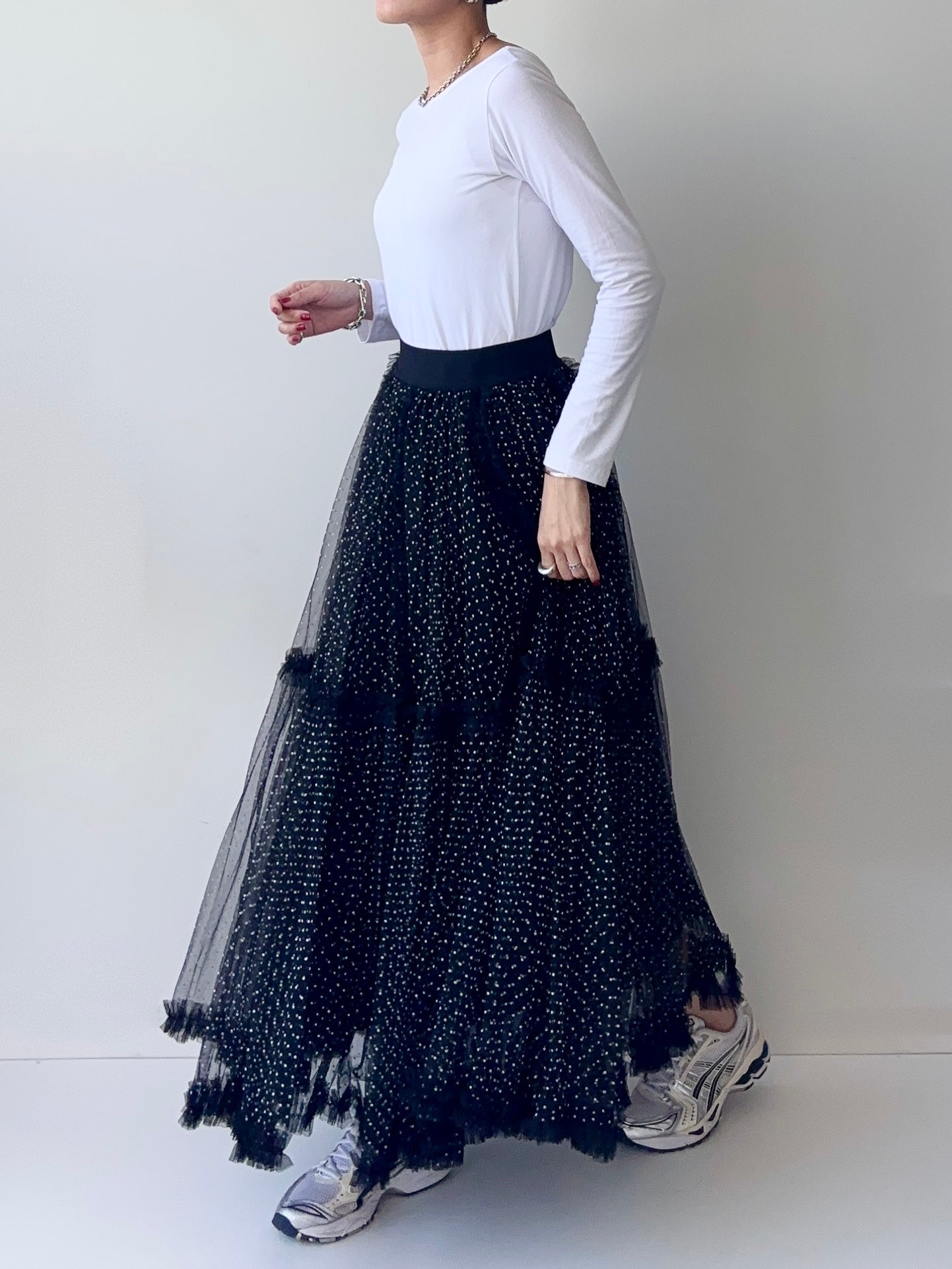 ★再入荷★MINI DOTS TULLE SKIRT