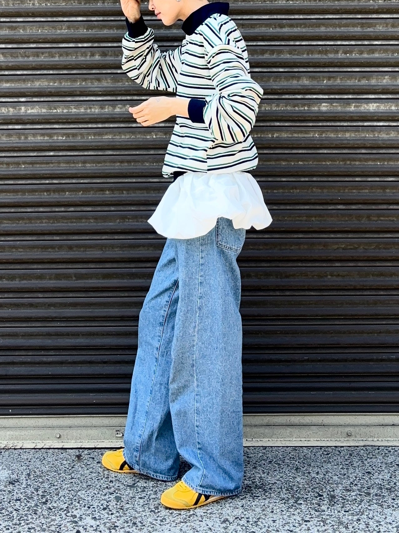 PUMKIN BALLOON SKIRT White