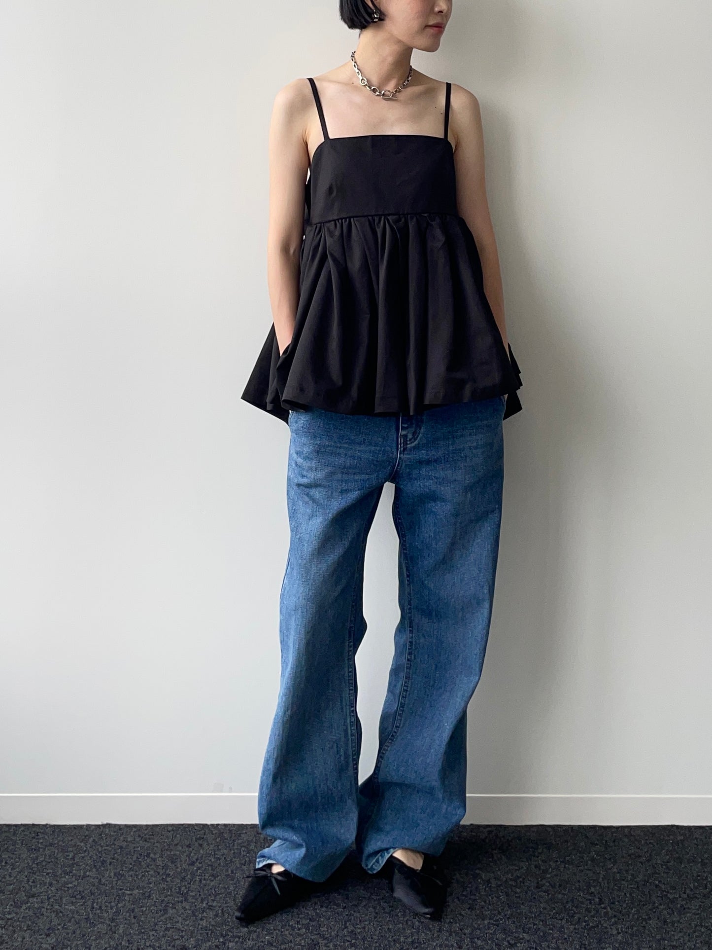 VICKY CAMI-TOPS Black