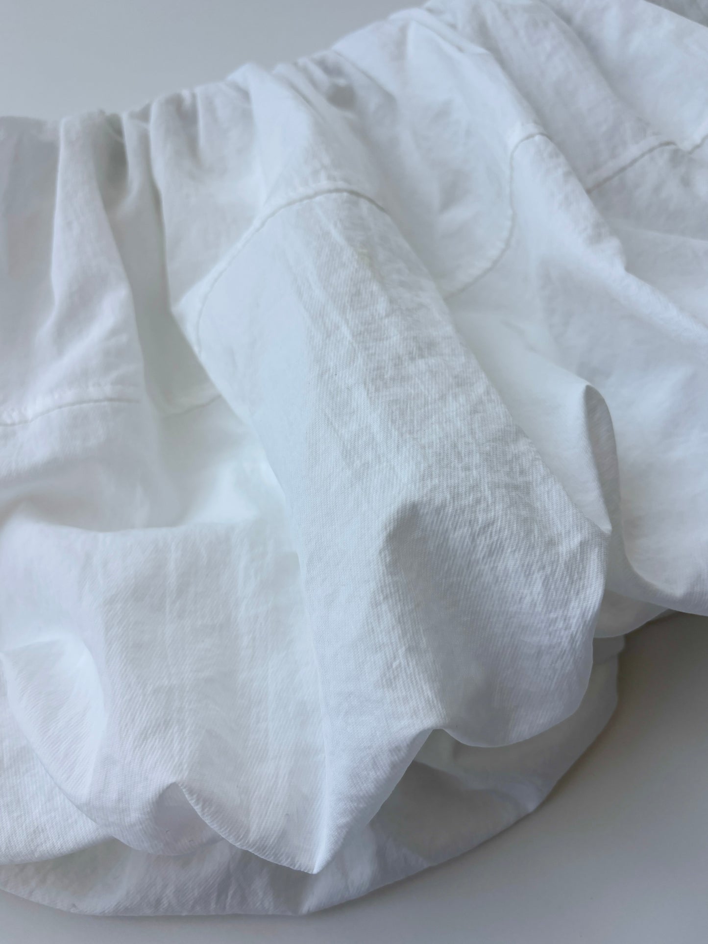 PUMKIN BALLOON SKIRT White