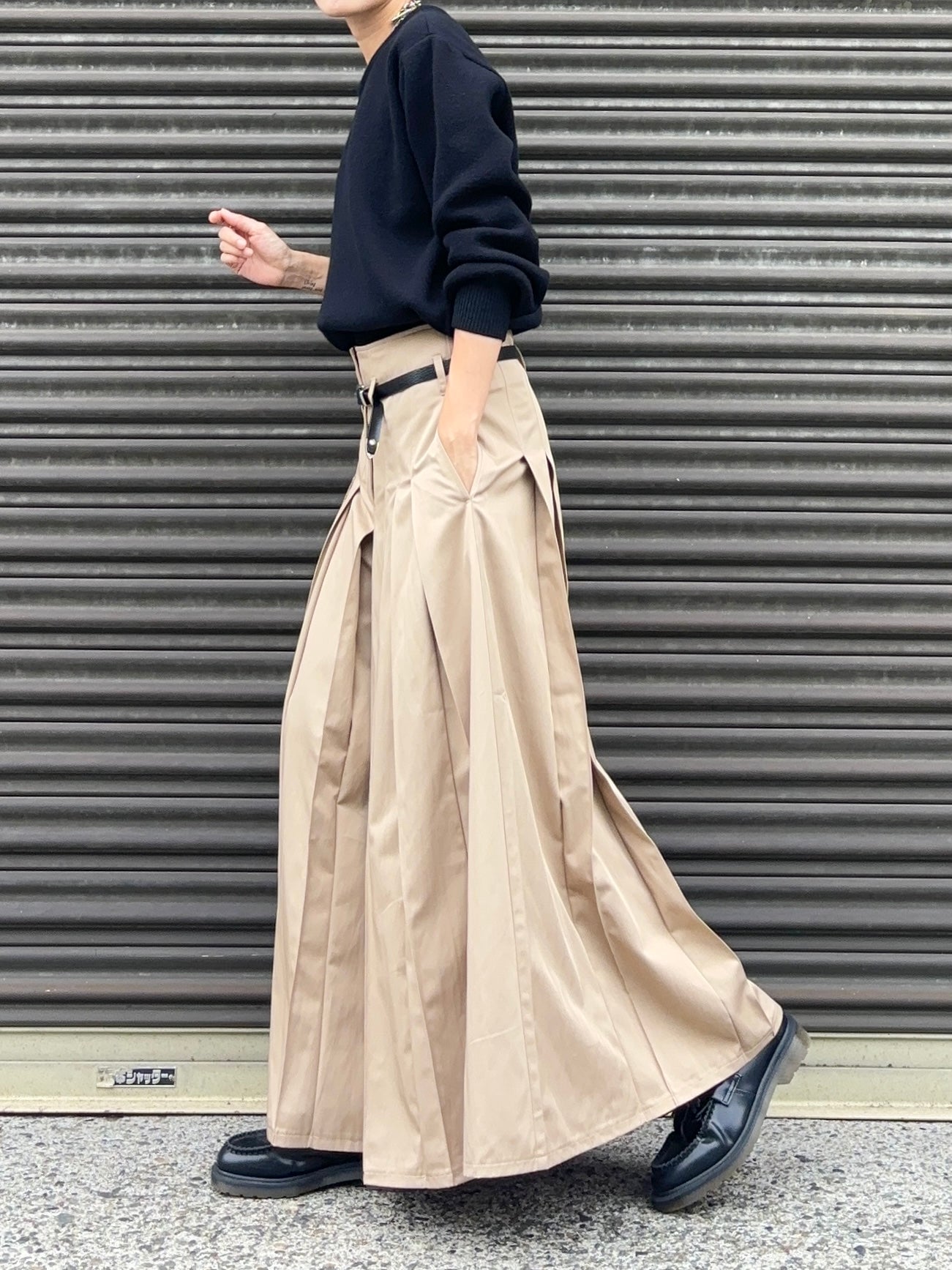 CHINO PLEATED PANTS【SELECTED ITEM】