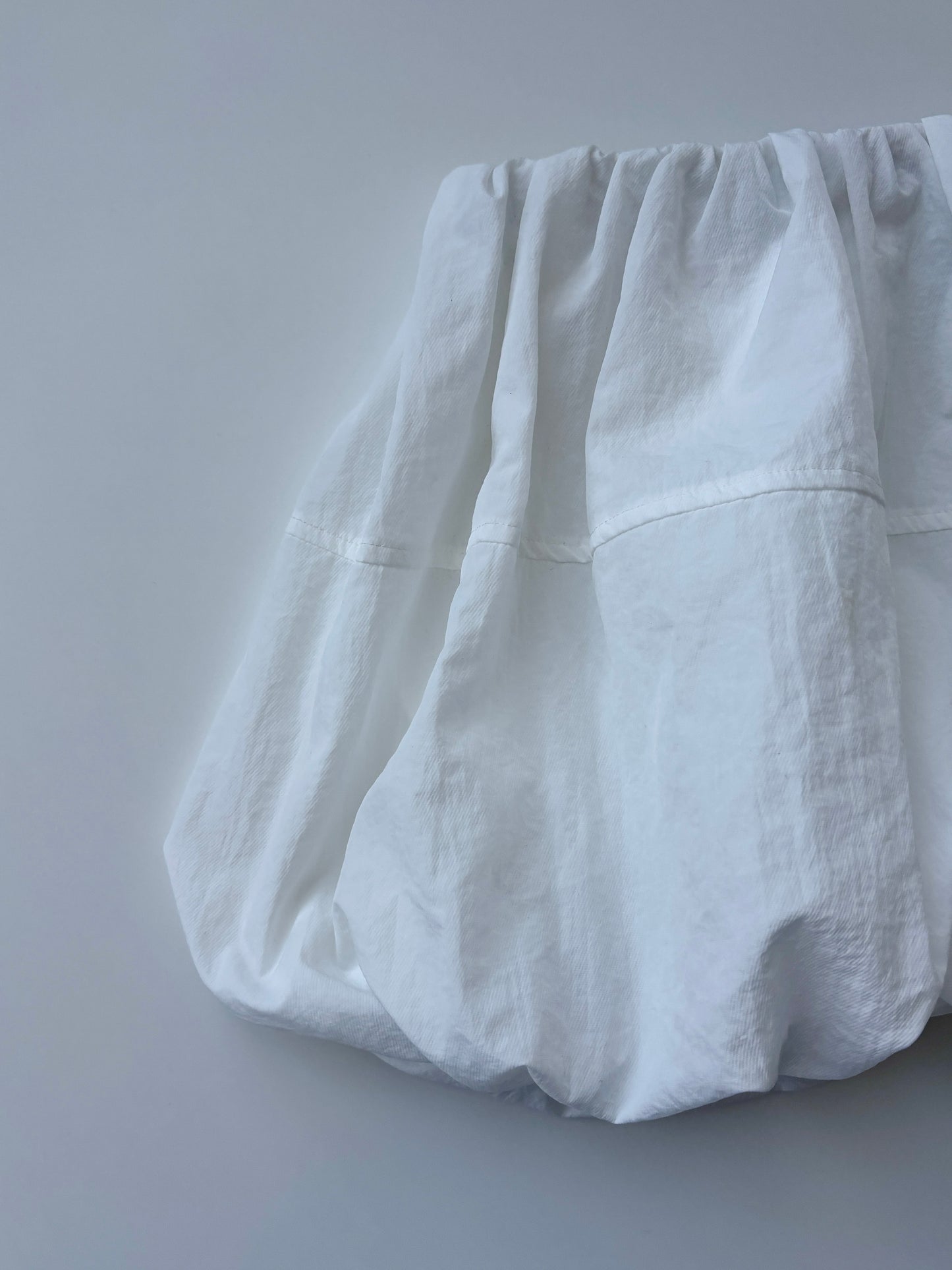 PUMKIN BALLOON SKIRT White