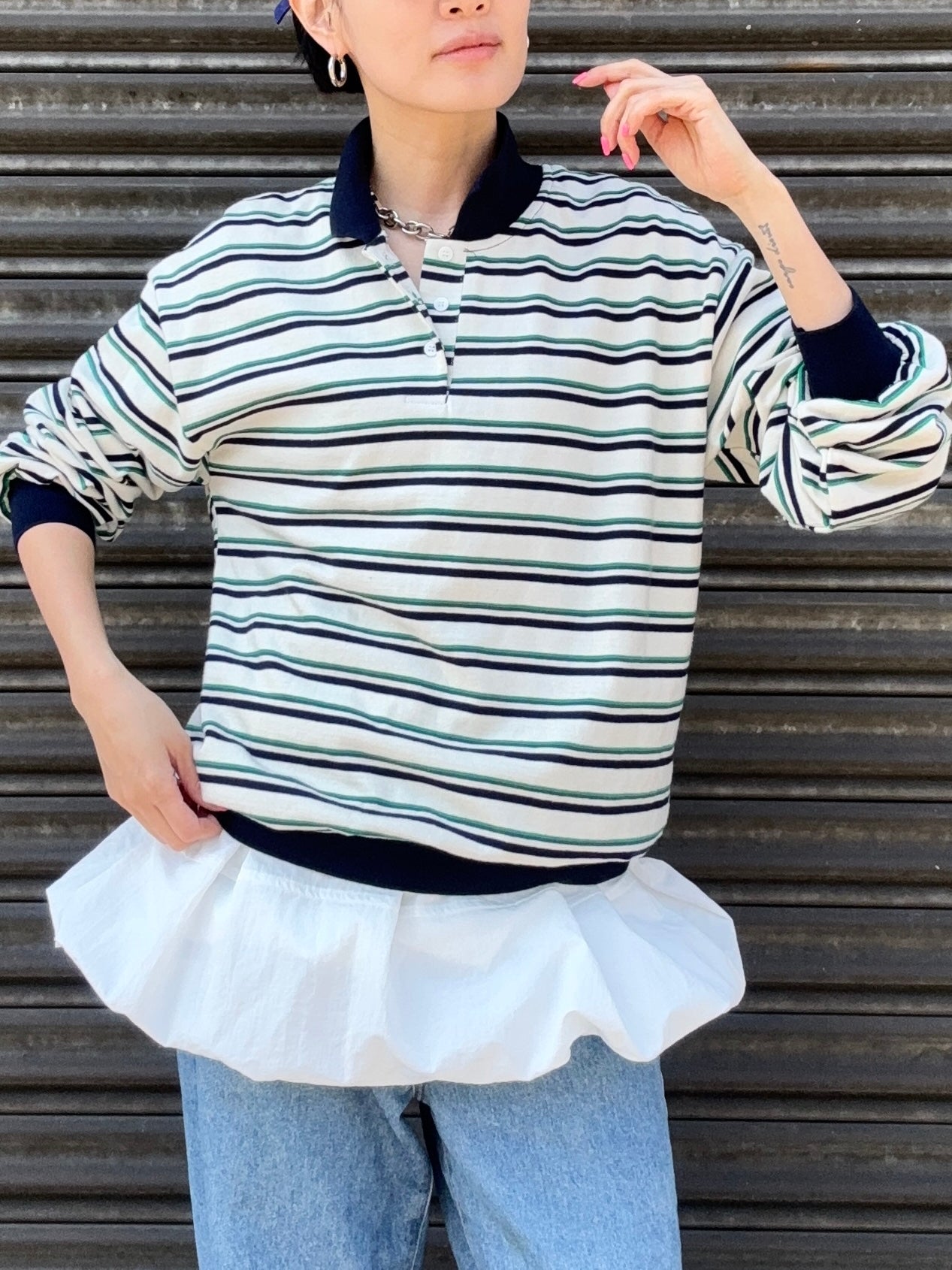 PUMKIN BALLOON SKIRT White