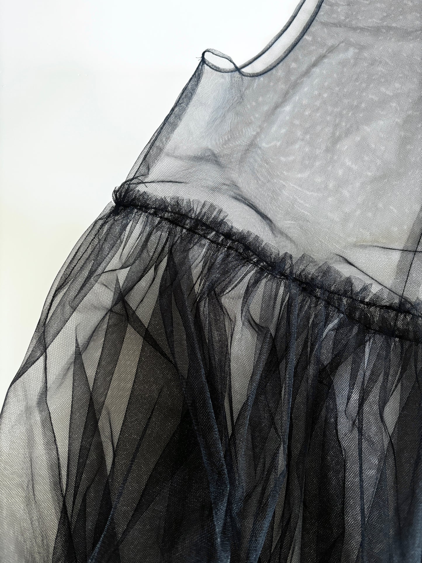 AILEY TULLE DRESS BLACK