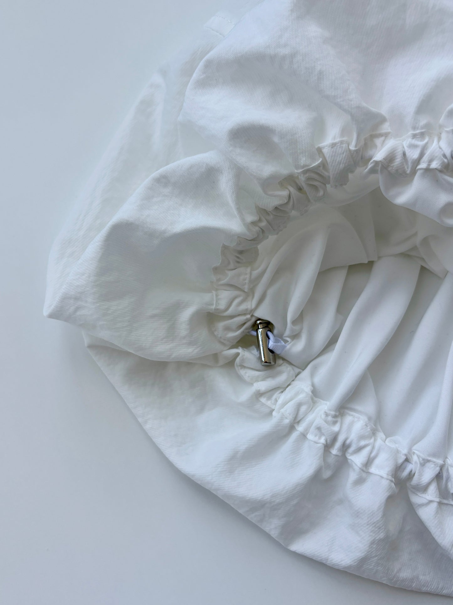 PUMKIN BALLOON SKIRT White
