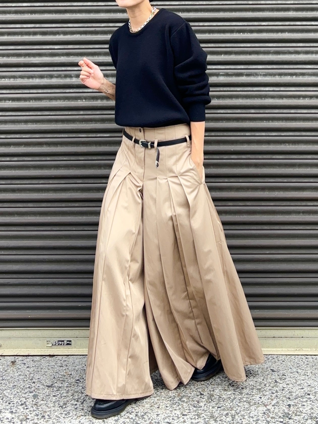 CHINO PLEATED PANTS【SELECTED ITEM】