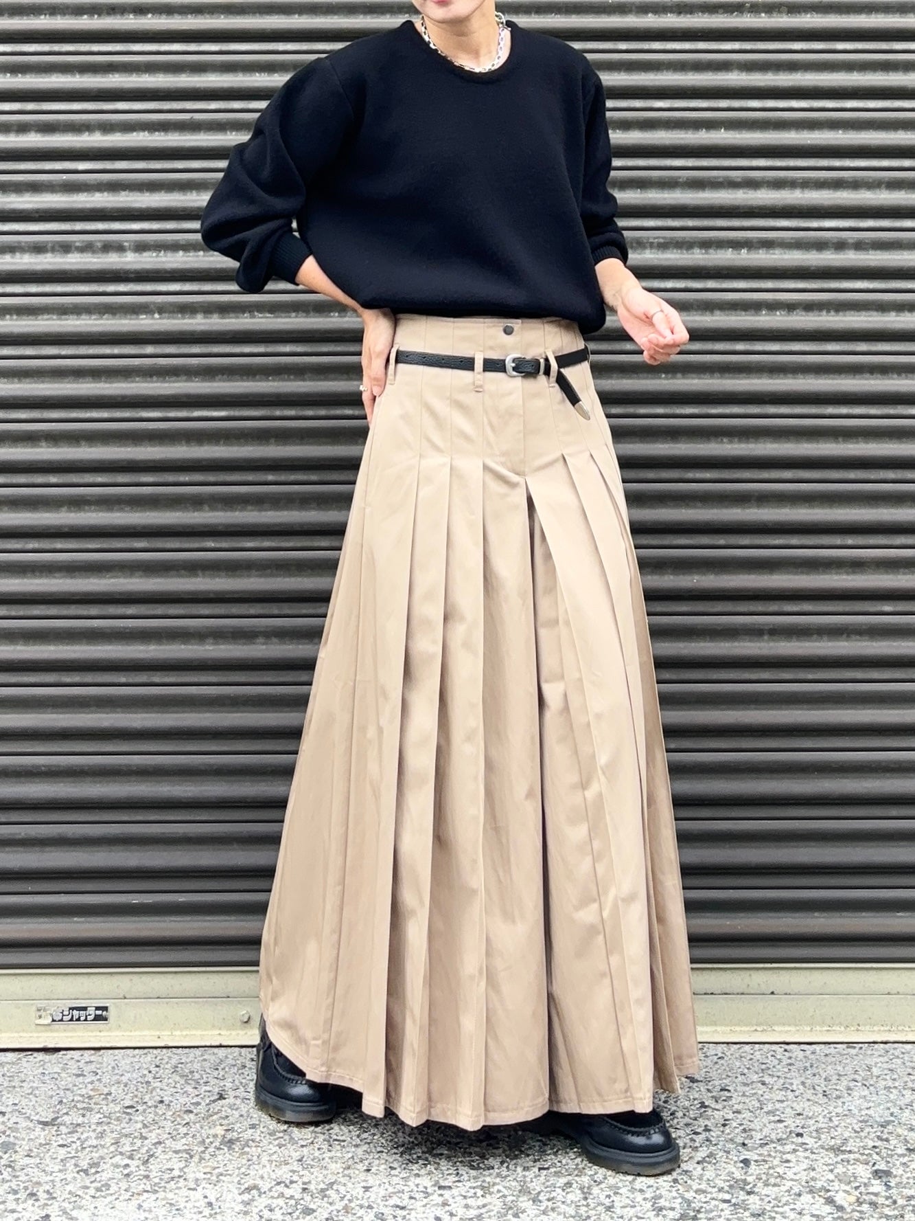 CHINO PLEATED PANTS【SELECTED ITEM】