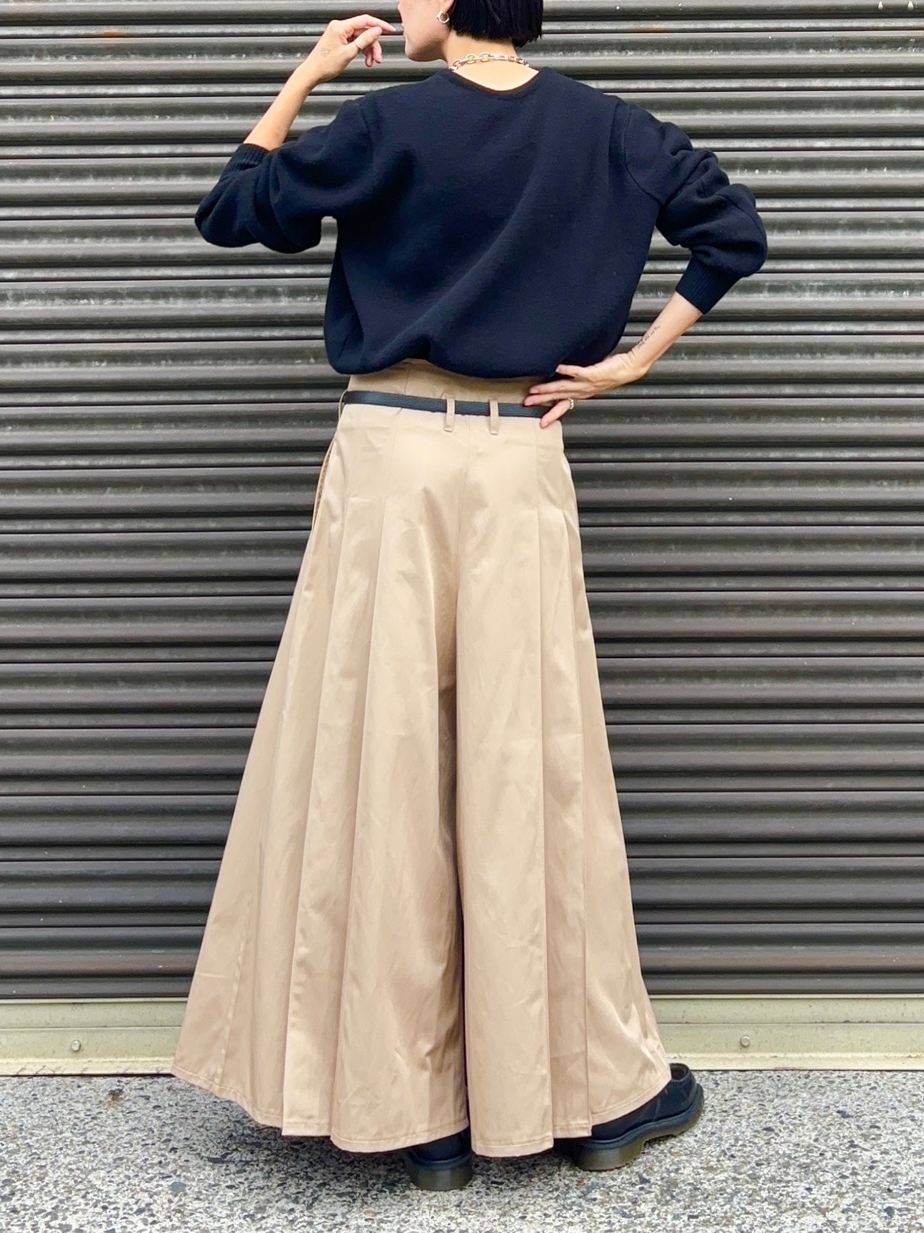 CHINO PLEATED PANTS【SELECTED ITEM】