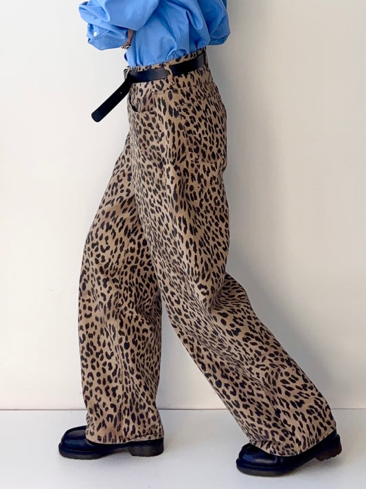 NINA LEOPARD PANTS