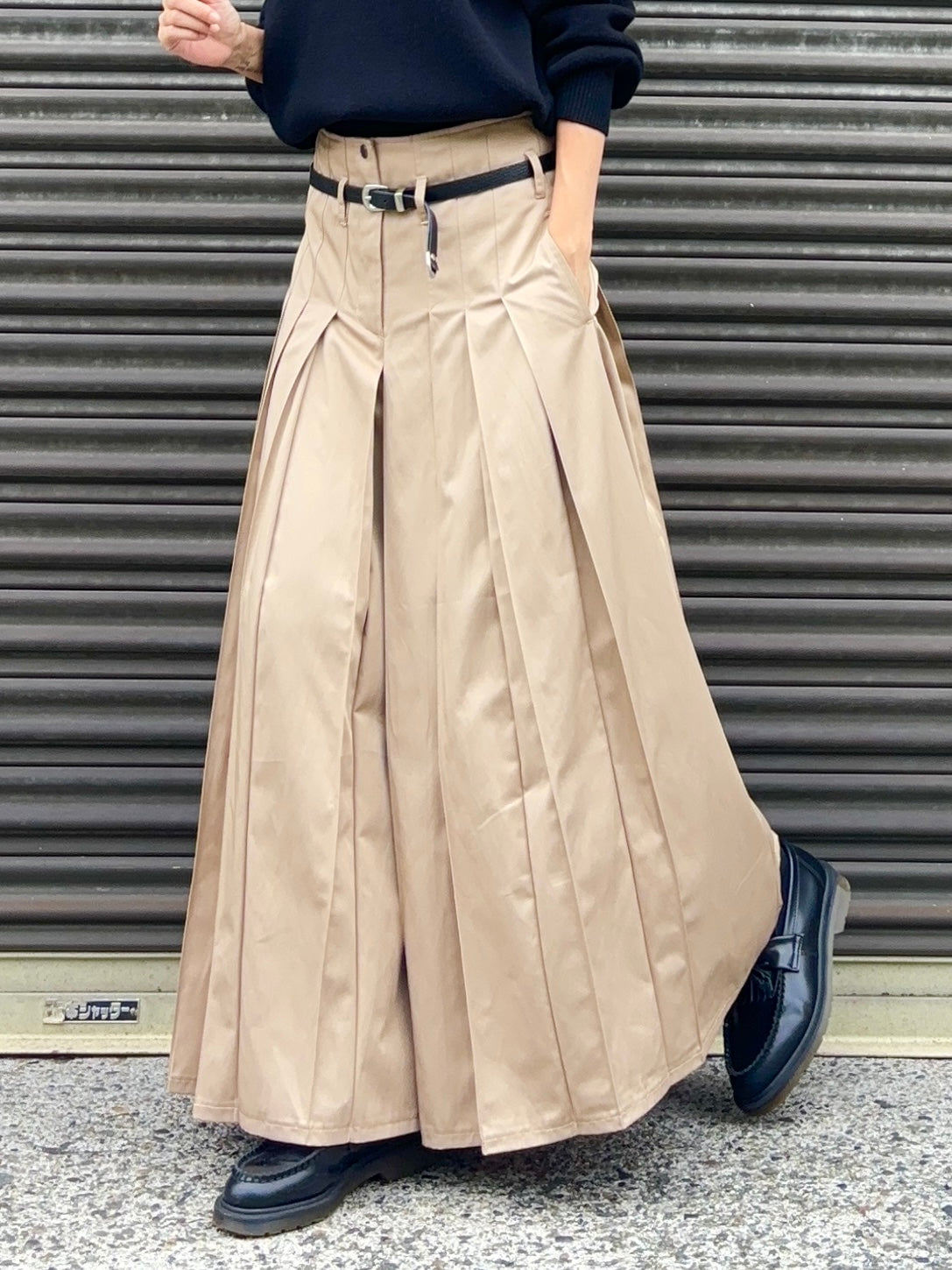 CHINO PLEATED PANTS【SELECTED ITEM】