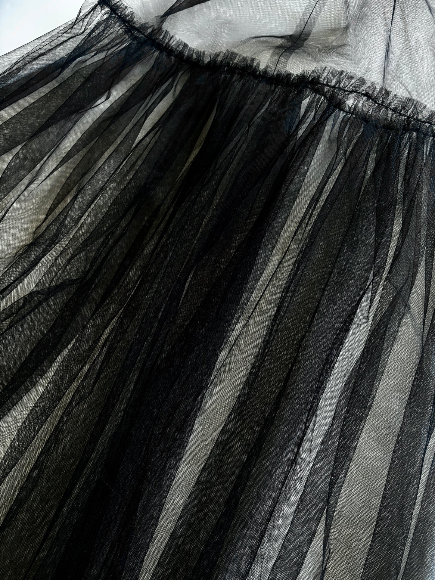 AILEY TULLE DRESS BLACK