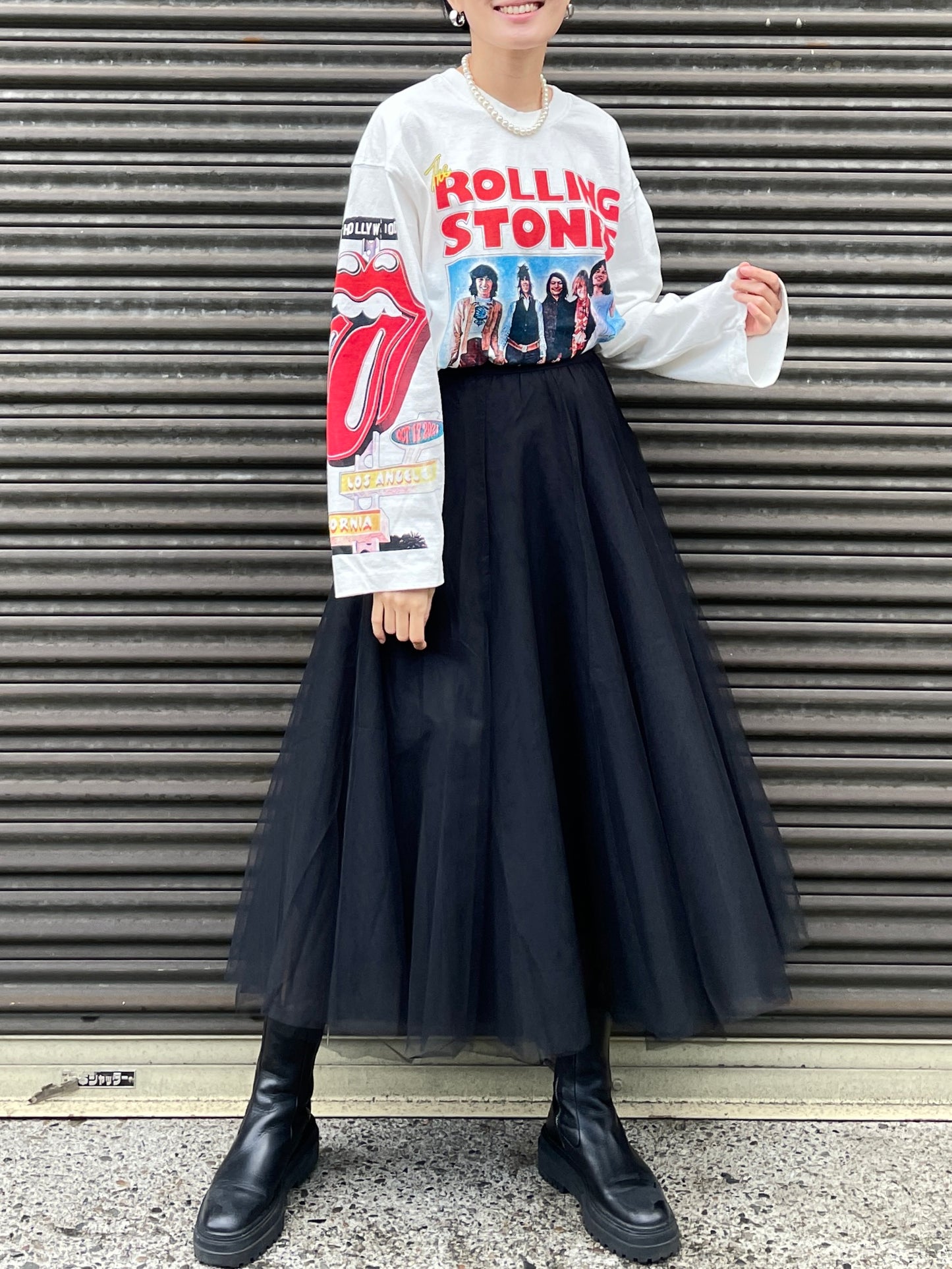 ROLLING STONES T-SHIRTS White UNISEX【SELECTED ITEM】
