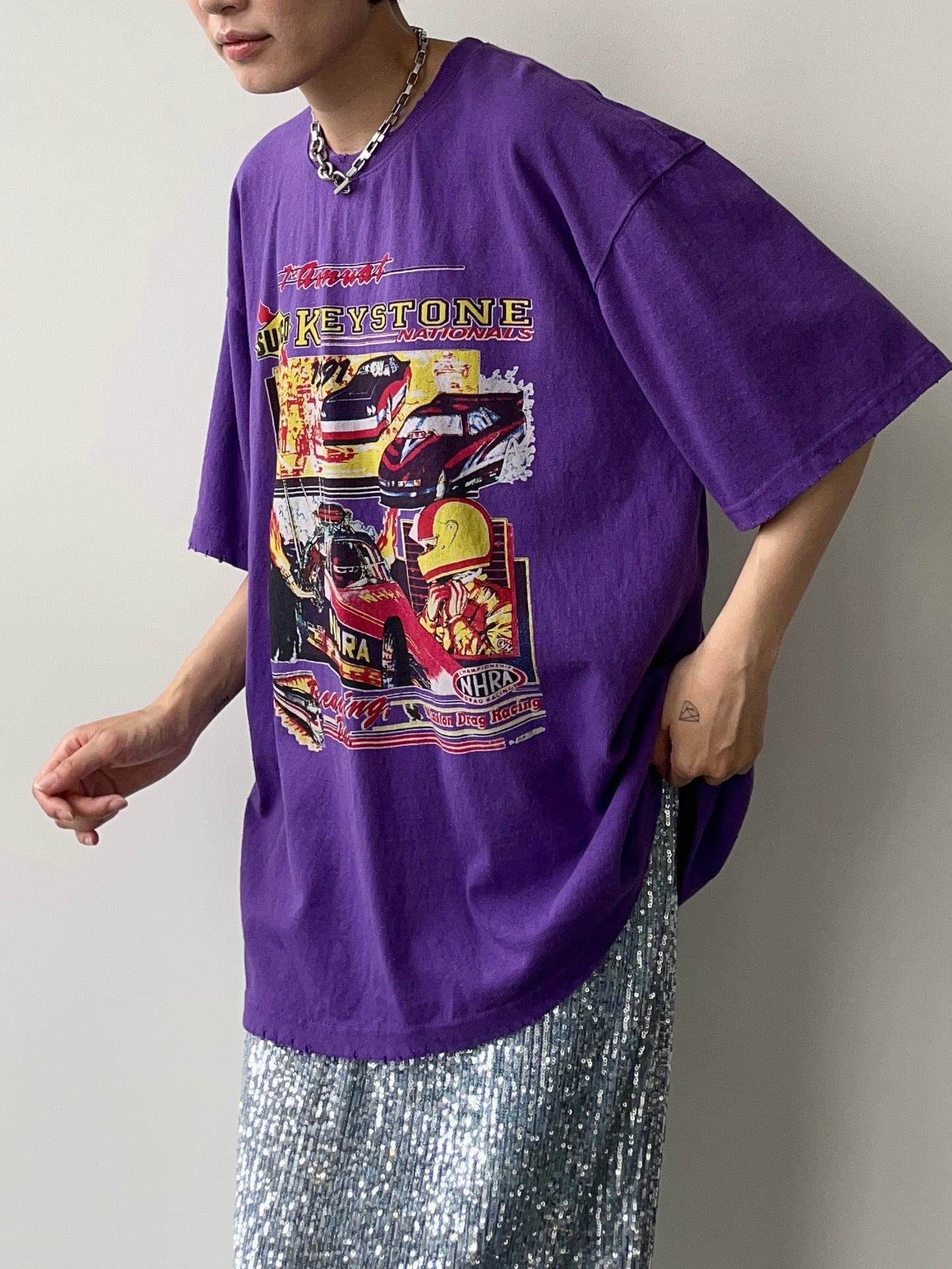 KEYSTONE CAR RACING T-SHIRTS UNISEX PURPLE