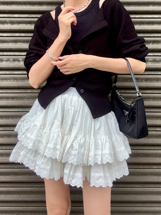 LILY LACE FRILL PANTS 【Selected Item】