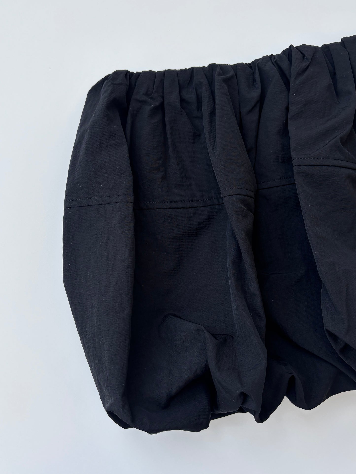PUMKIN BALLOON SKIRT Black
