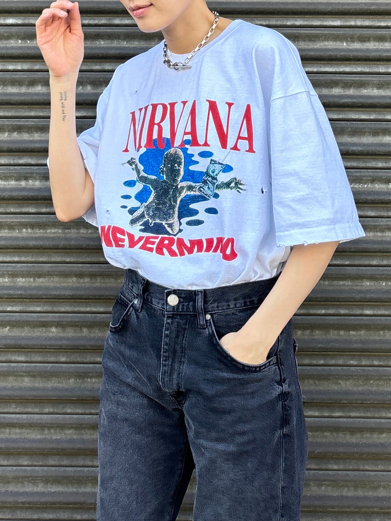 NIRVANA T-SHIRTS UNISEX WHITE