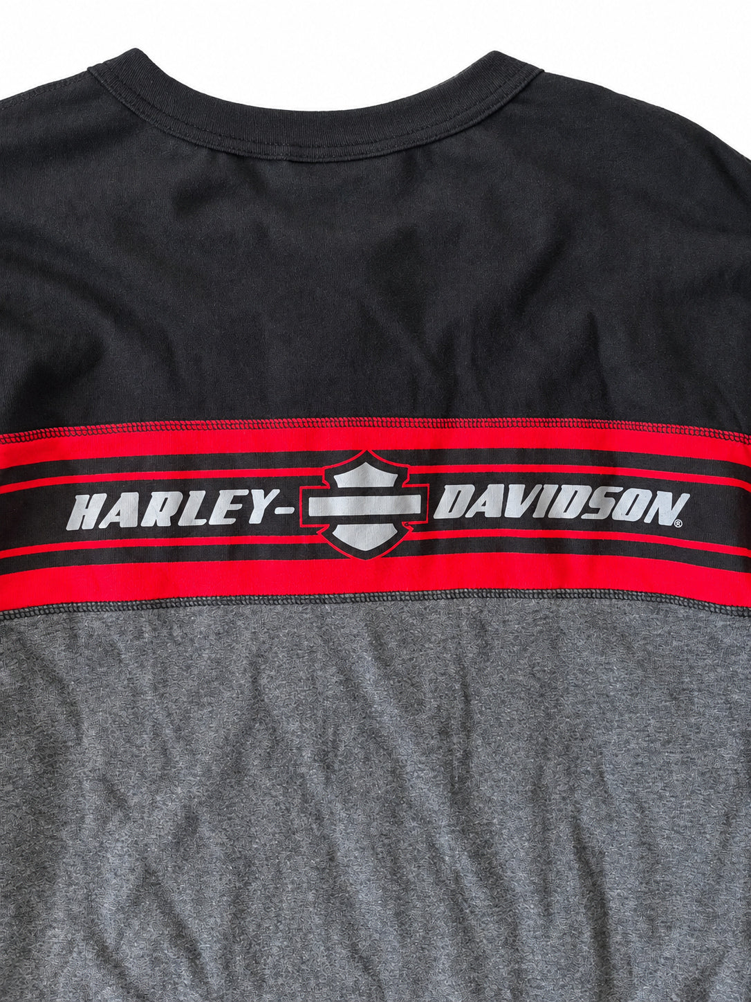 HARLEY-DAVIDSON ★ BLACK & RED ★ XL ★ VINTAGE
