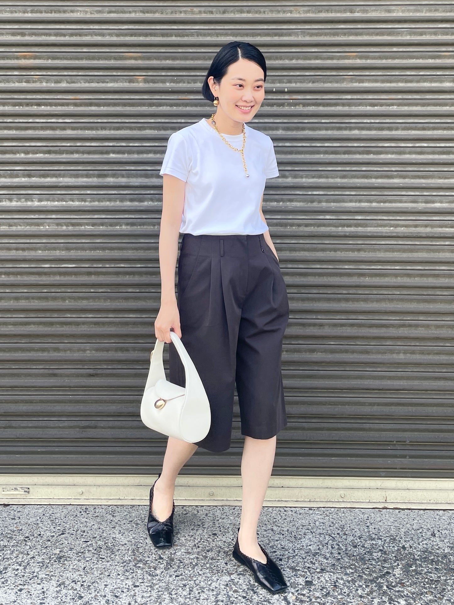 SOPHIA BERMUDA PANTS Brown