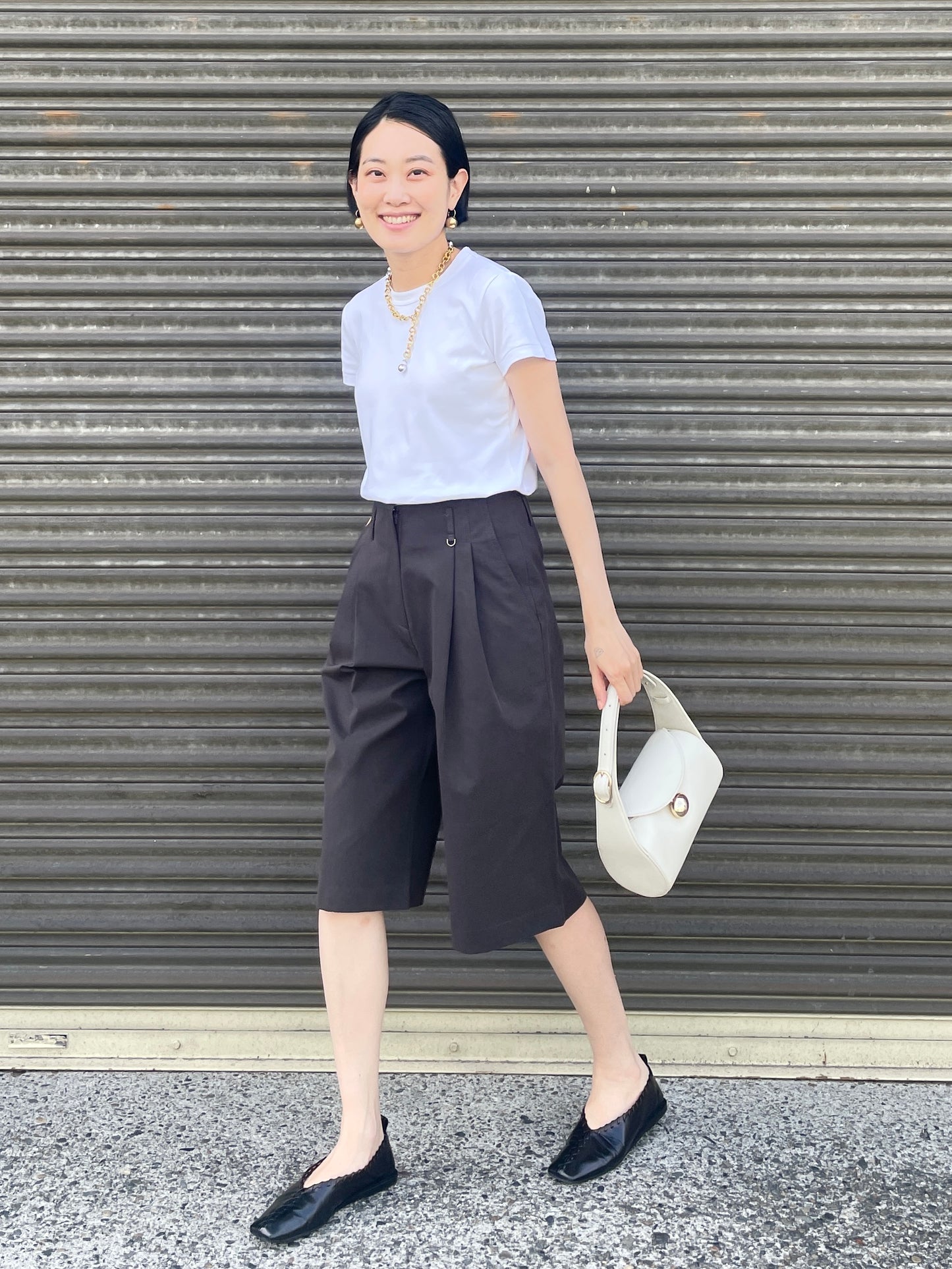 SOPHIA BERMUDA PANTS Brown