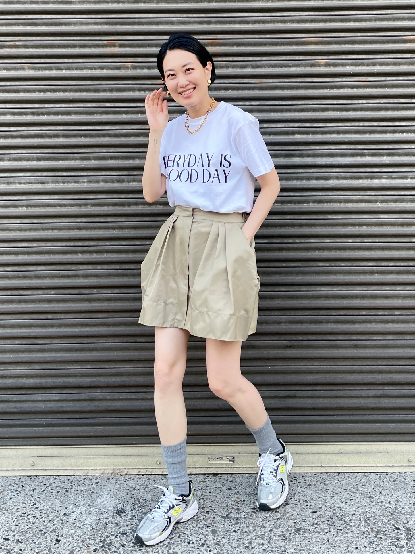 EVERYDAY T-SHIRTS White【UNISEX】