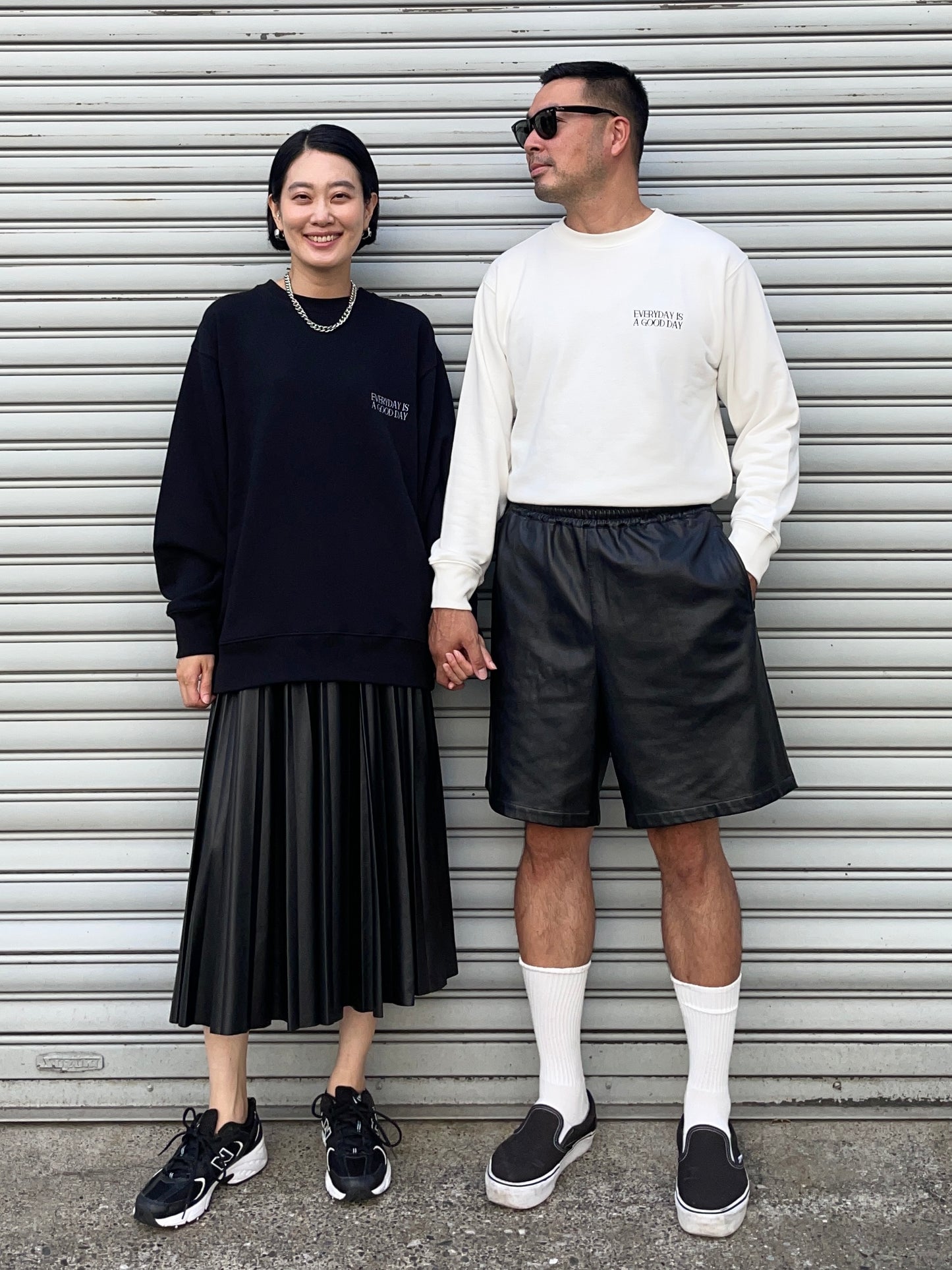 GOOD DAY Embroidery SWEAT White