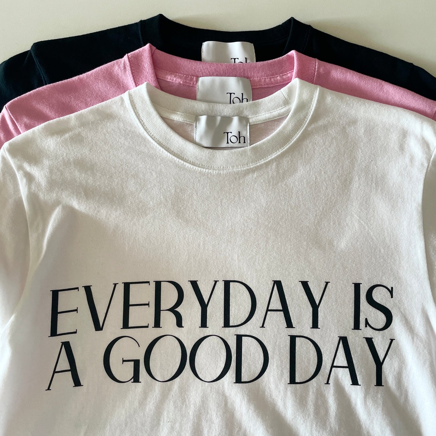 EVERYDAY T-SHIRTS Black【UNISEX】