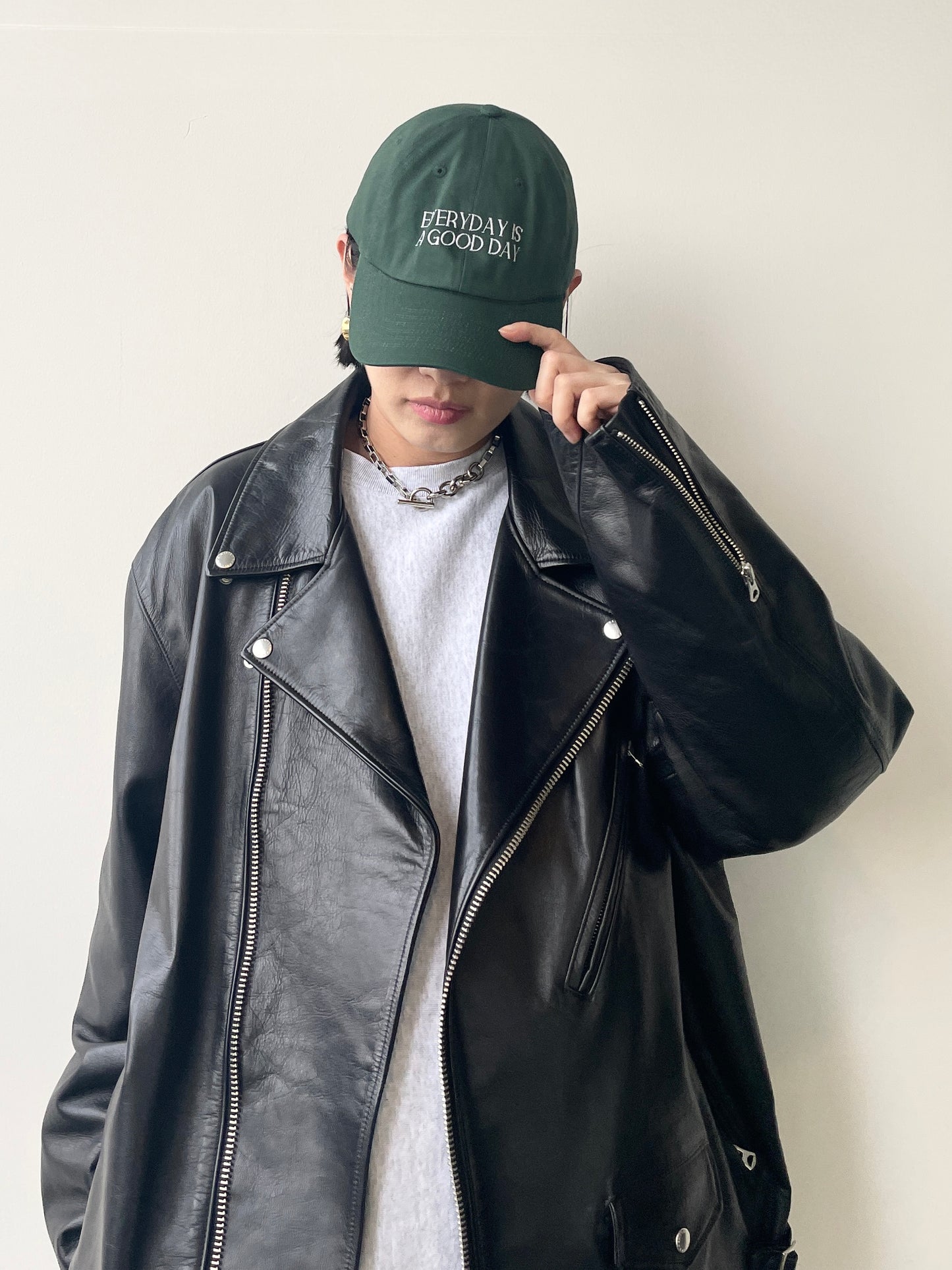 GOOD DAY Embroidary CAP Green