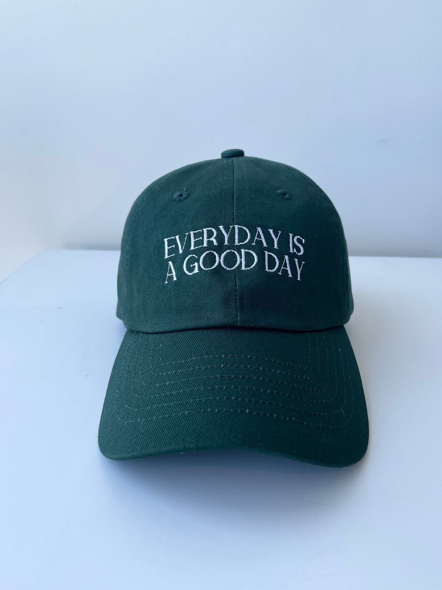 GOOD DAY Embroidary CAP Green