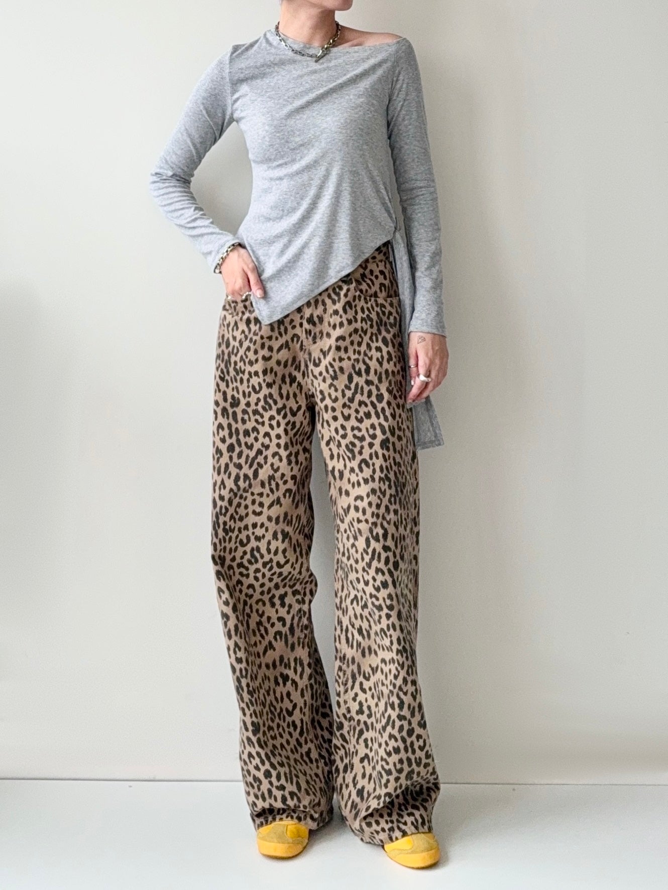 NINA LEOPARD PANTS