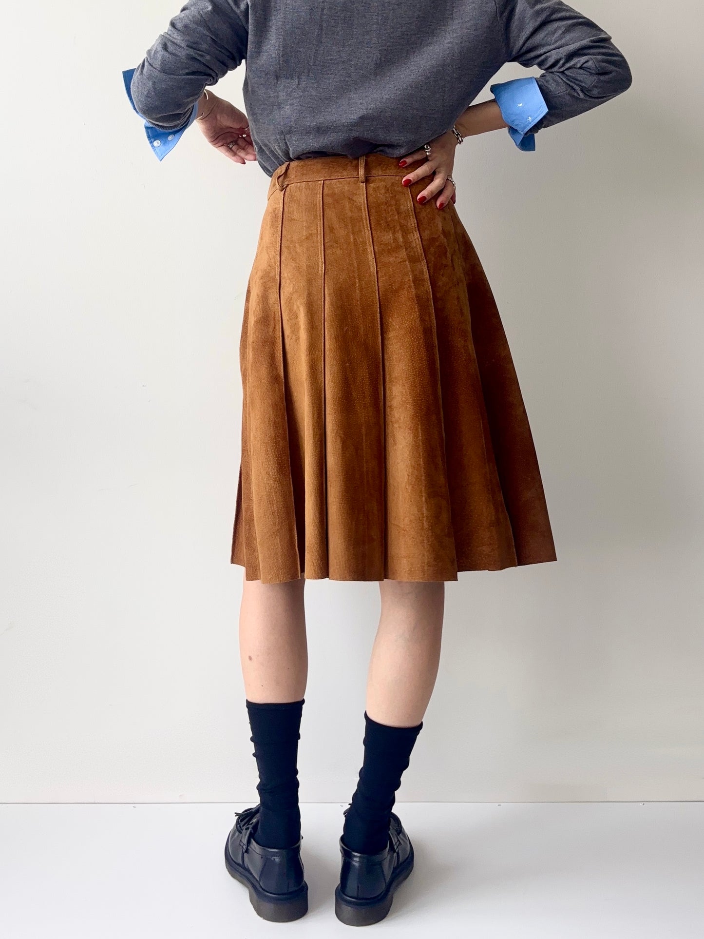 MILA SUEDE SKIRT★10/15~順次出荷予定★Shipped on October 15.