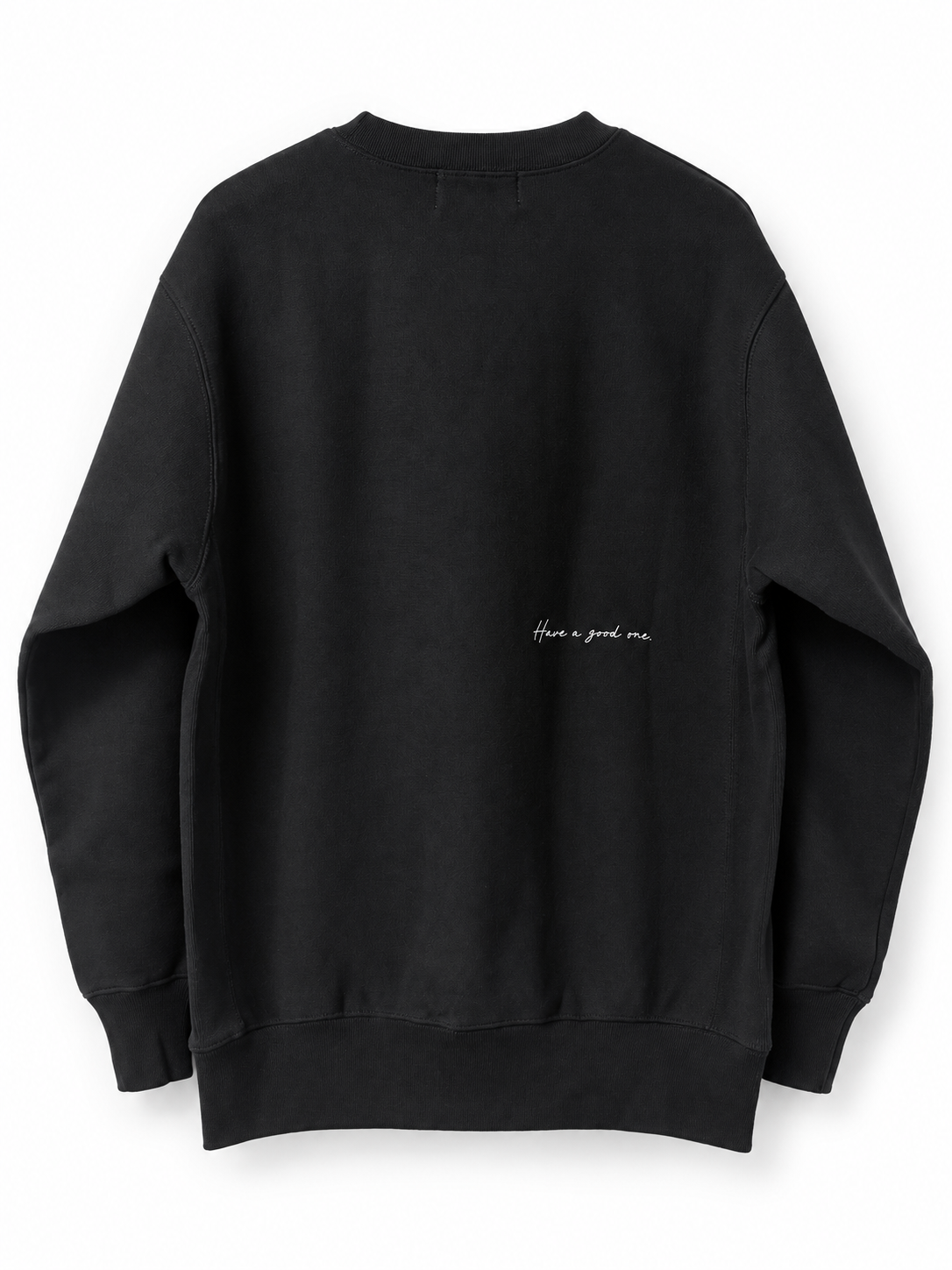 EVERY DAY Embroidery SWEAT BLACK