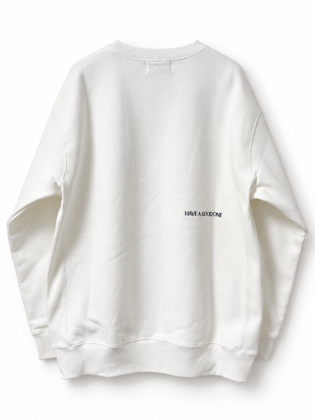 GOOD DAY Embroidery SWEAT White