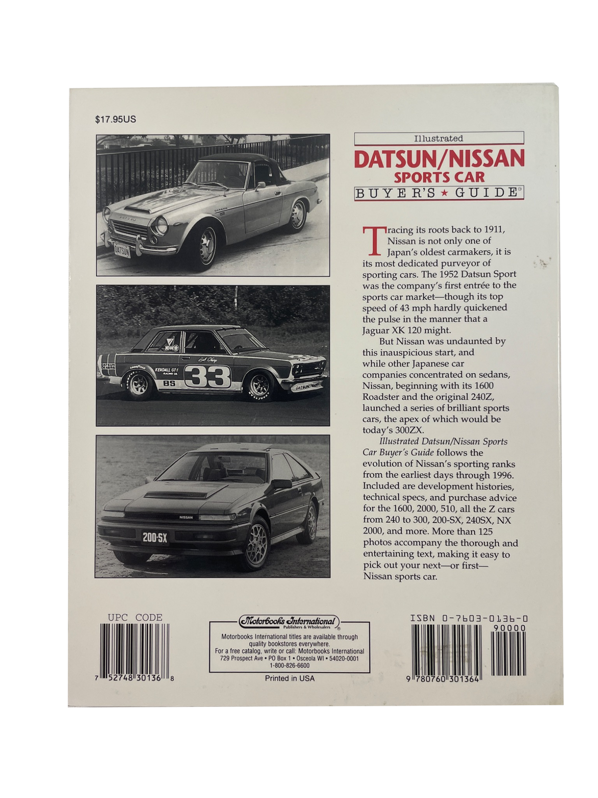 Illustrated DATSUN/NISSAN Sports Car Buyer’s Guide｜John Matras