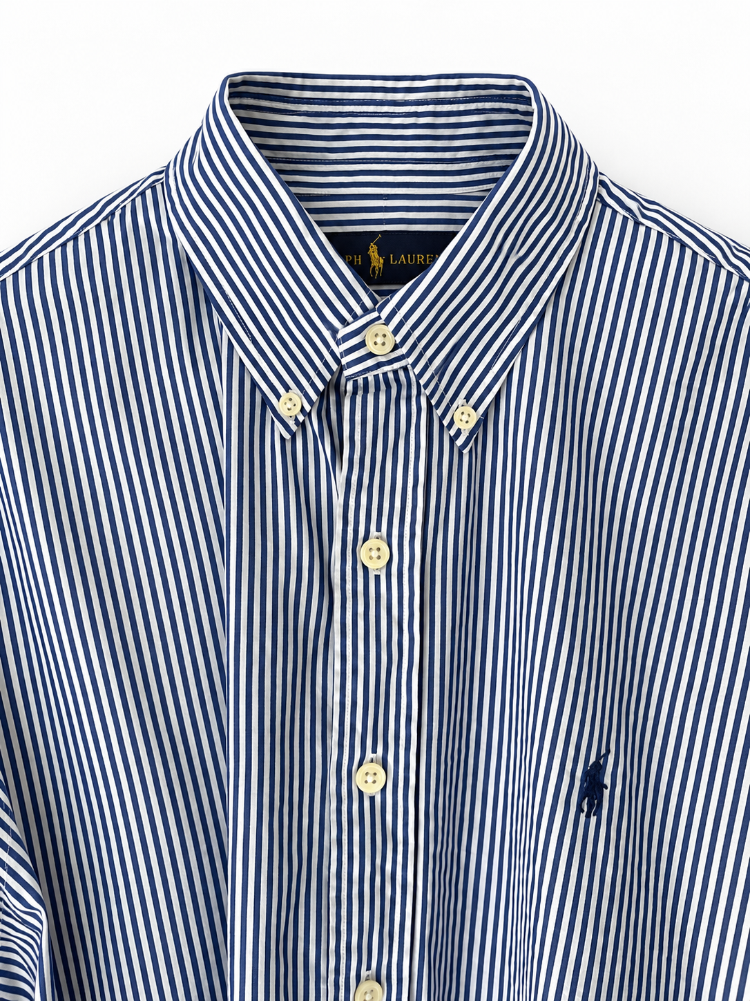 POLO RALPH LAUREN PIN STRIPE / XL ★ USED ITEM