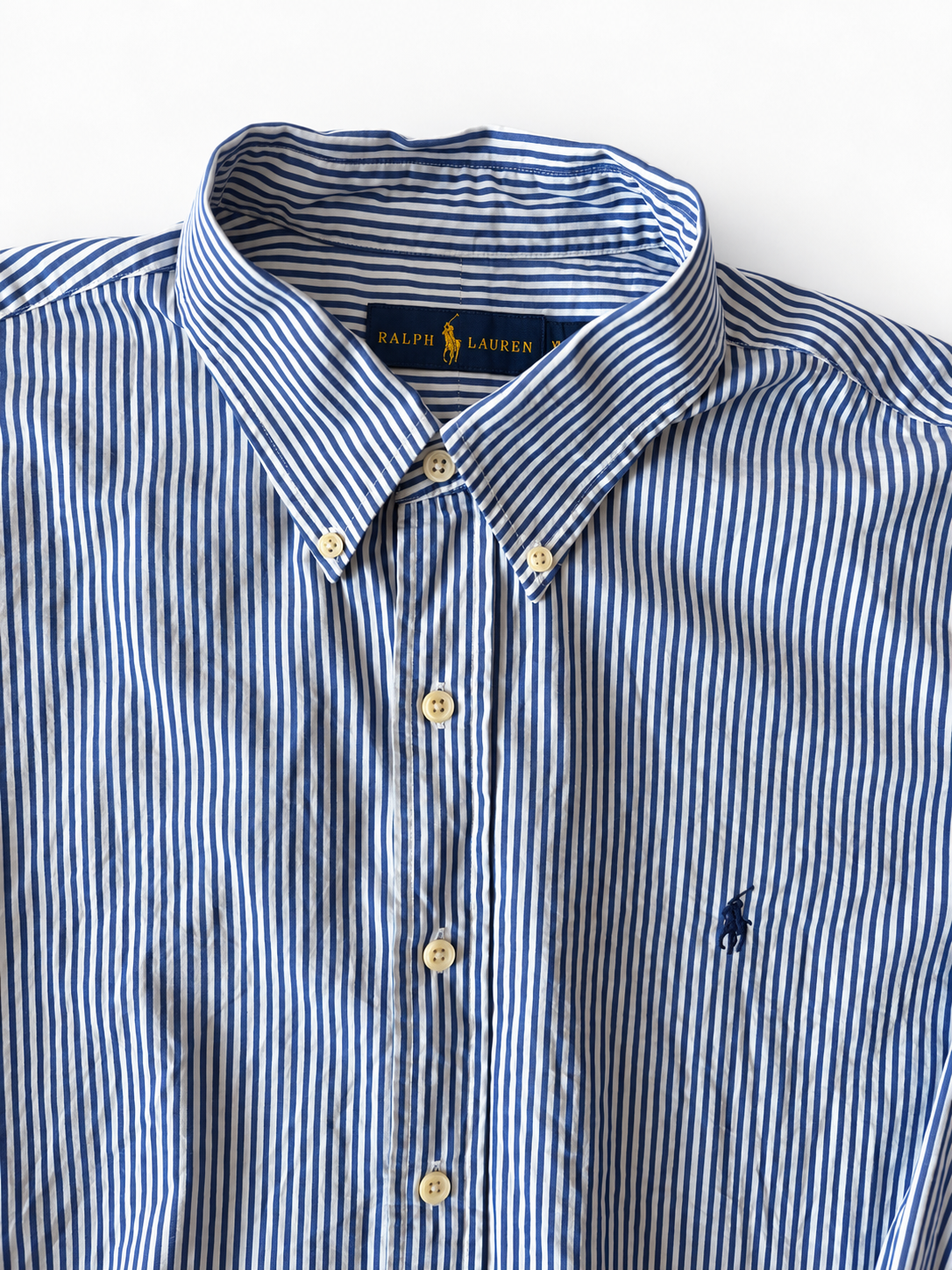 POLO RALPH LAUREN PIN STRIPE / XL ★ USED ITEM