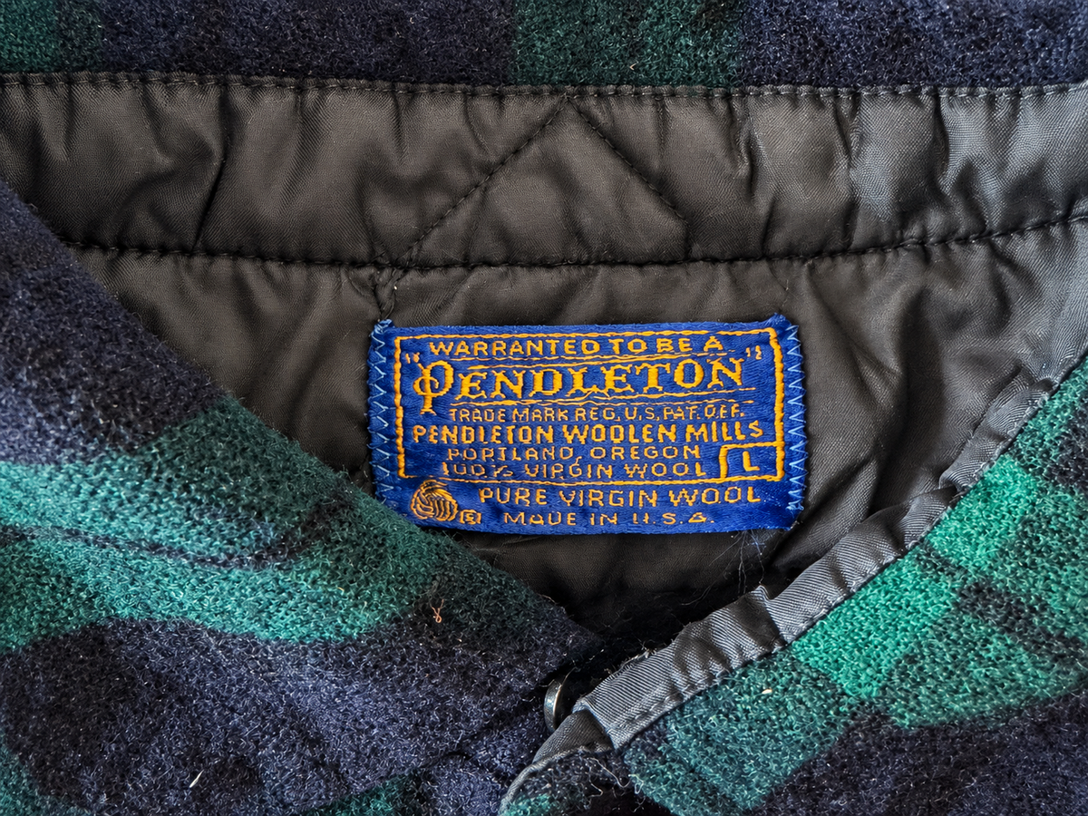 PENDLETON SHIRT ★ BLACK WATCH / 1970s ★ VINTAGE