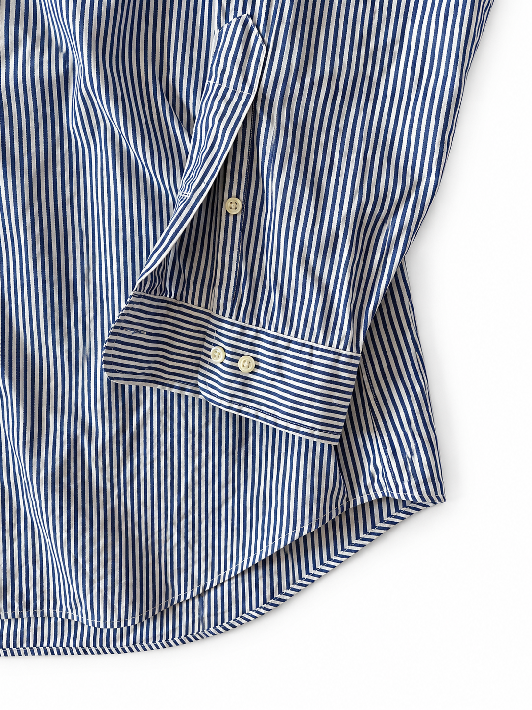 POLO RALPH LAUREN ★ PIN STRIPE / NAVY PONY ★ 32/33 ★USED ITEM