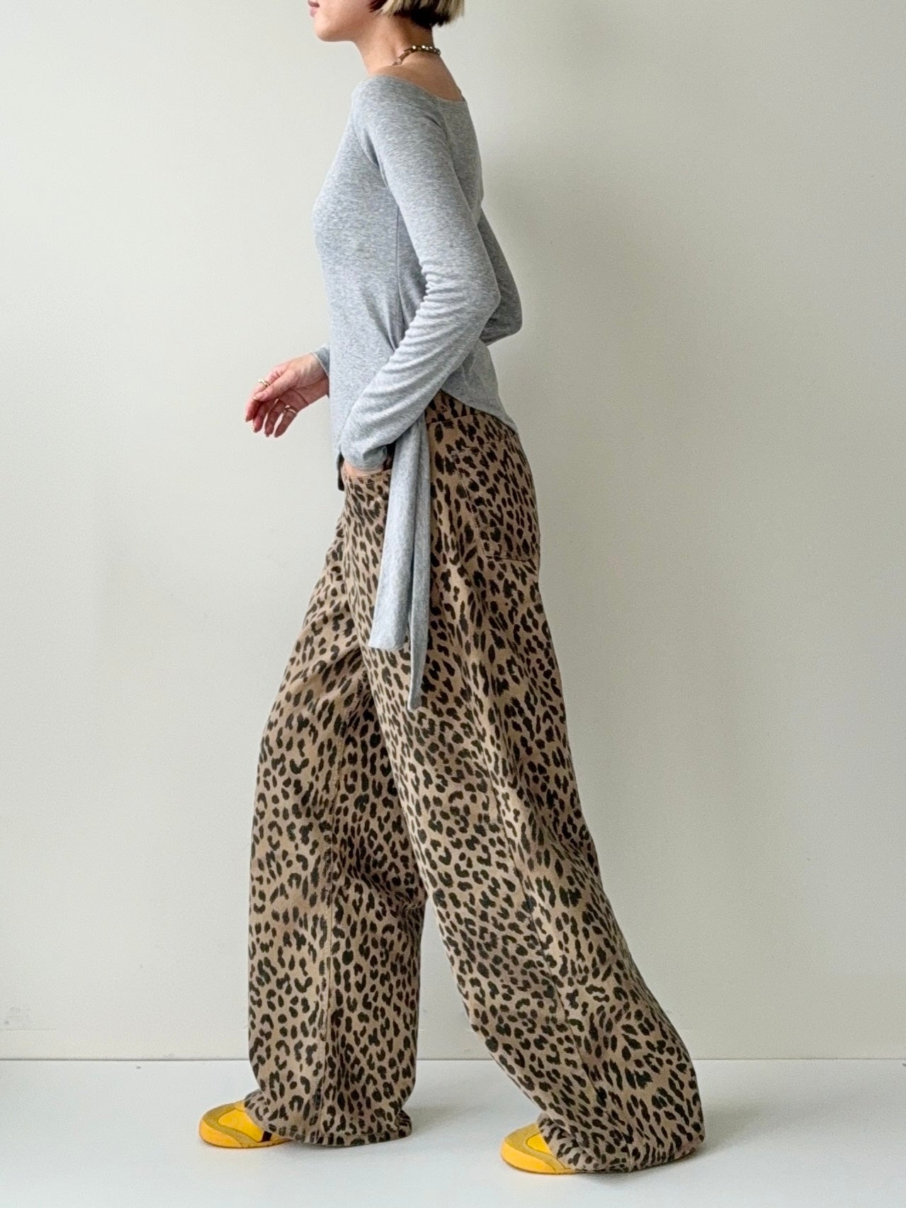 NINA LEOPARD PANTS