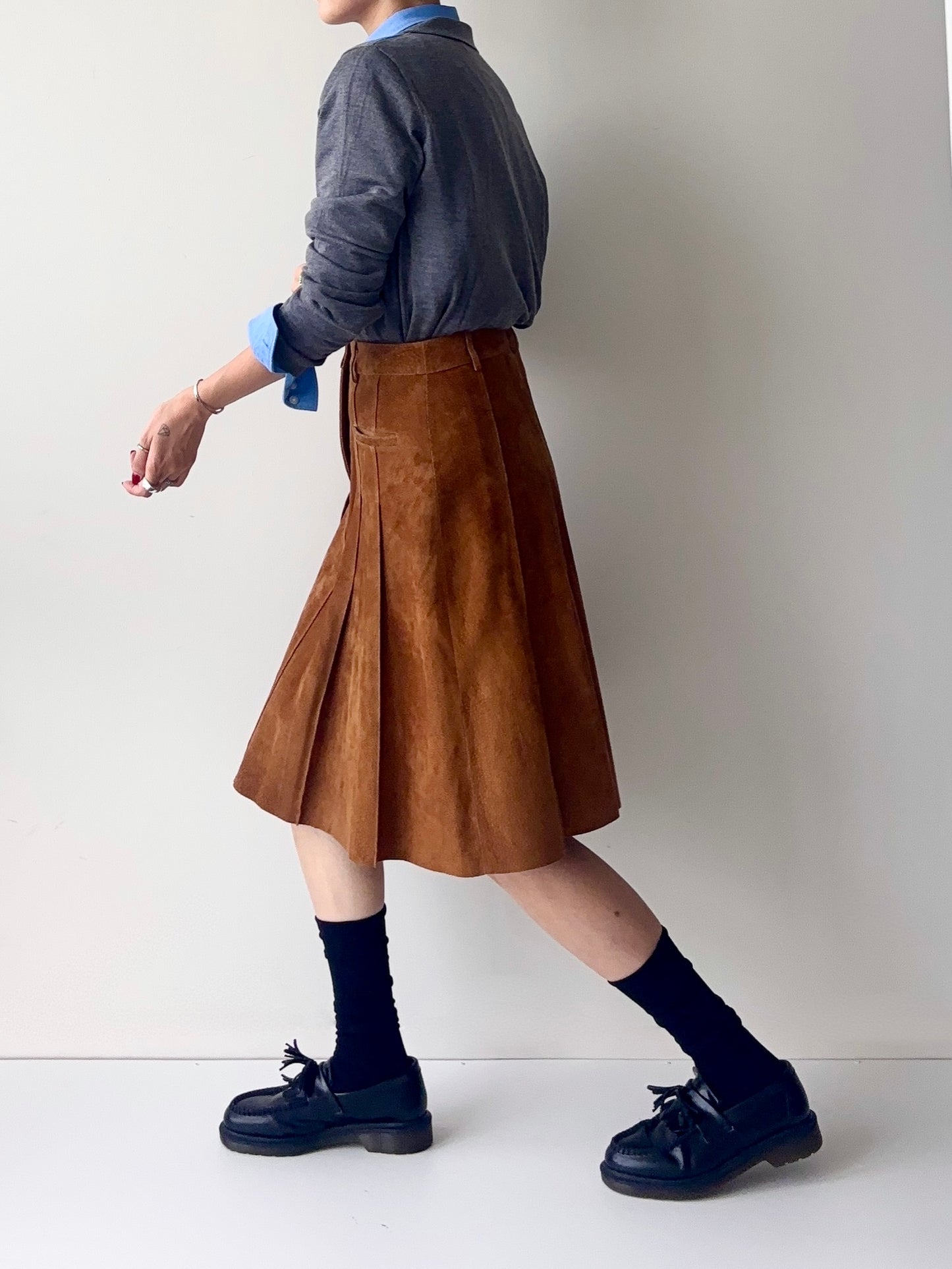 MILA SUEDE SKIRT★10/15~順次出荷予定★Shipped on October 15.