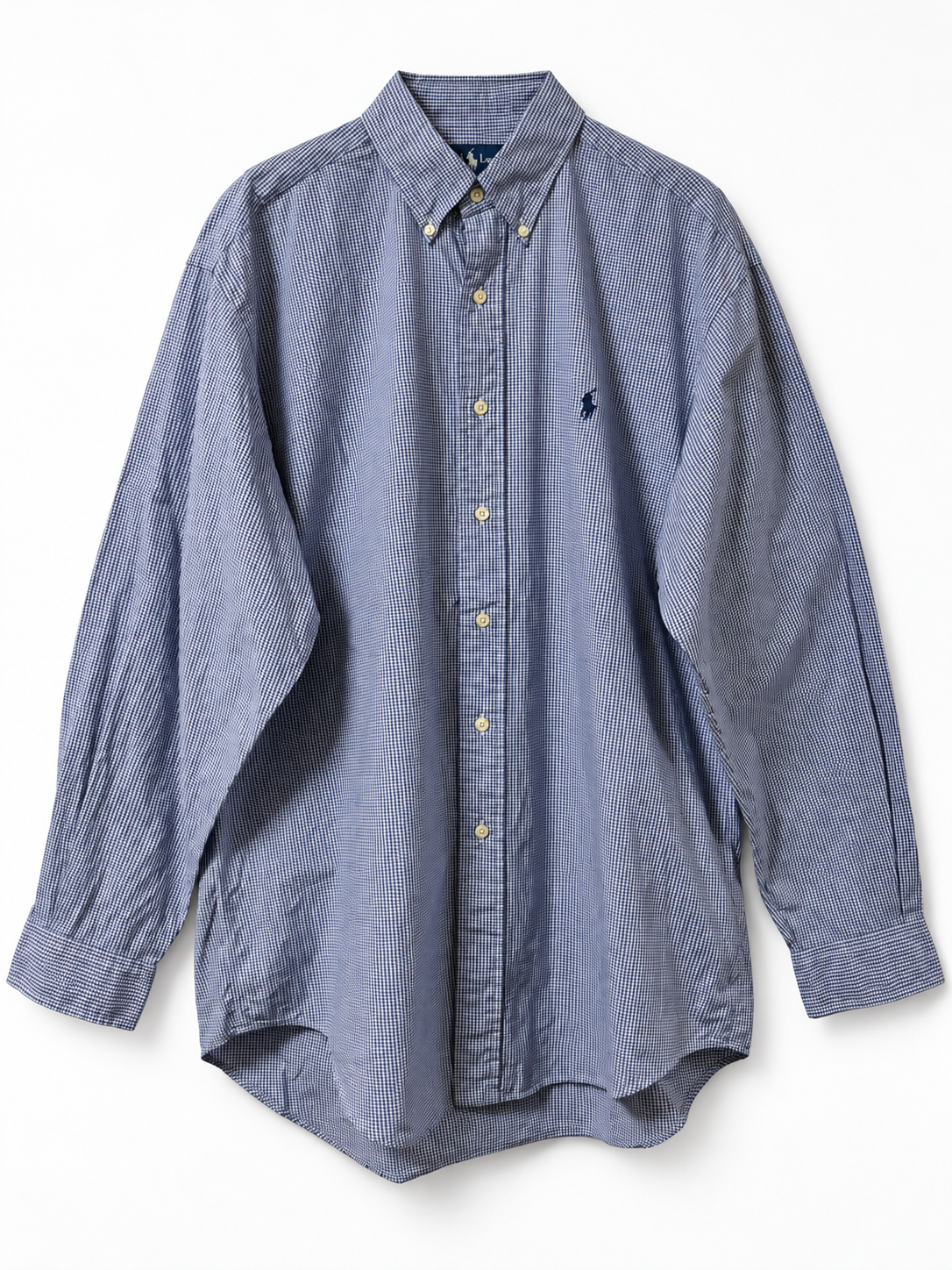 POLO RALPH LAUREN ★ GRAPH CHECK ★ 16-34 ★USED ITEM