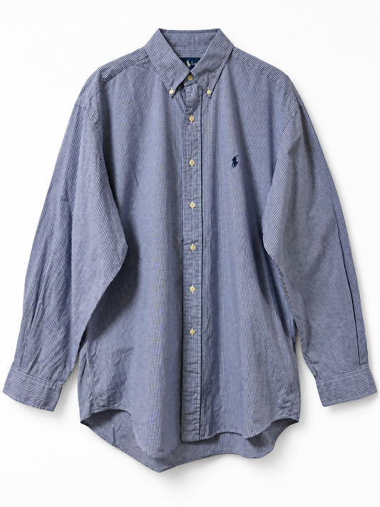 POLO RALPH LAUREN ★ GRAPH CHECK ★ 16-34 ★USED ITEM