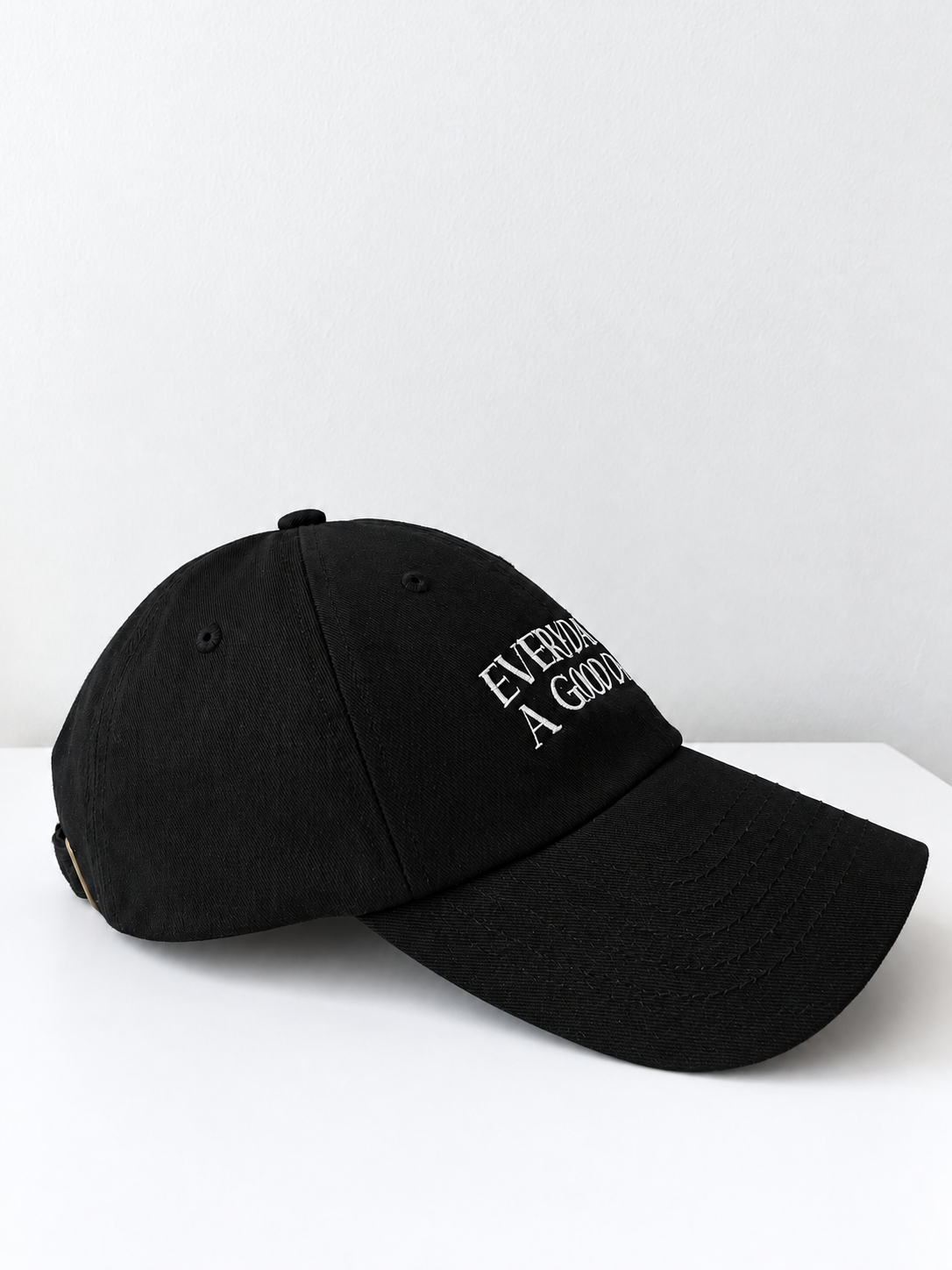 GOOD DAY Embroidery CAP Black【UNISEX】