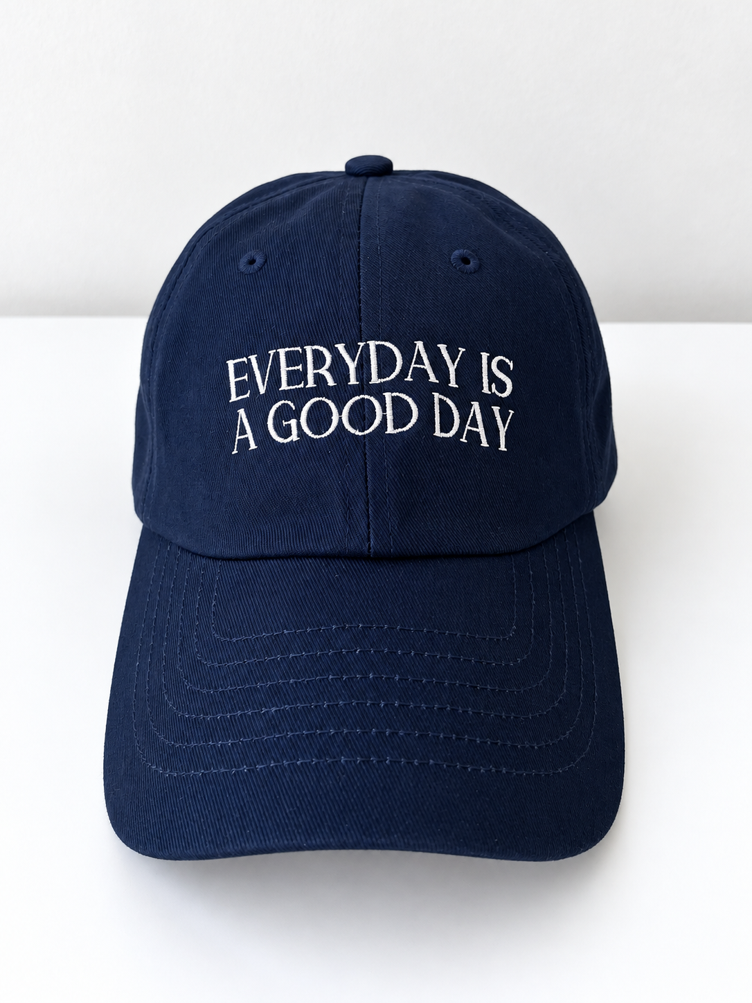 GOOD DAY Embroidery CAP Navy